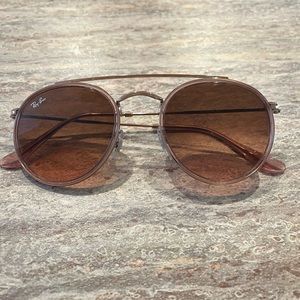 RAY-BAN Round Double Bridge Sunglasses